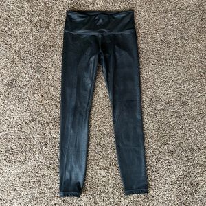 Athleta black shimmer elation leggings